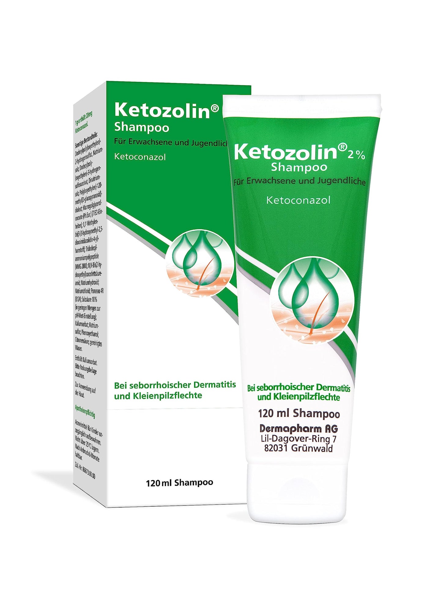 Ketozloin shampoo 120ml
