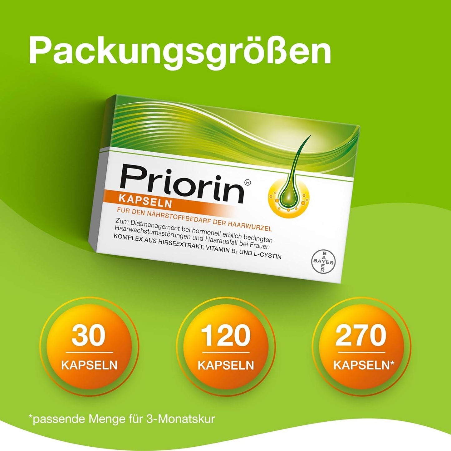 Priorin Capsules 270 Made in Germany
